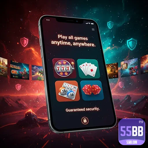 Mobile casino gaming experience at 55bb - 55bb